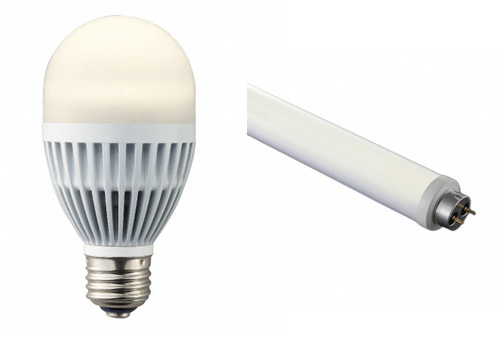 ROHM’s 8 W and 22 W LED light bulb